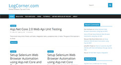 Desktop Screenshot of logcorner.com
