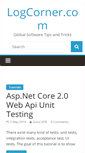 Mobile Screenshot of logcorner.com
